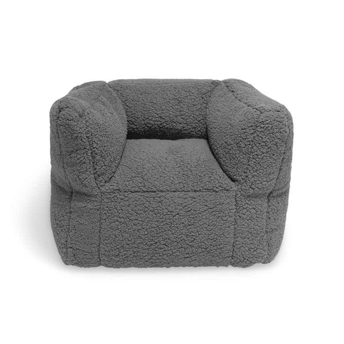 Sofa pouf pour enfants - Teddy Storm Grey par Jollein - Mobilier et décoration | Jourès