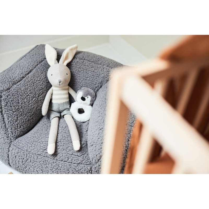 Sofa pouf pour enfants - Teddy Storm Grey par Jollein - Noël en GRAND | Jourès