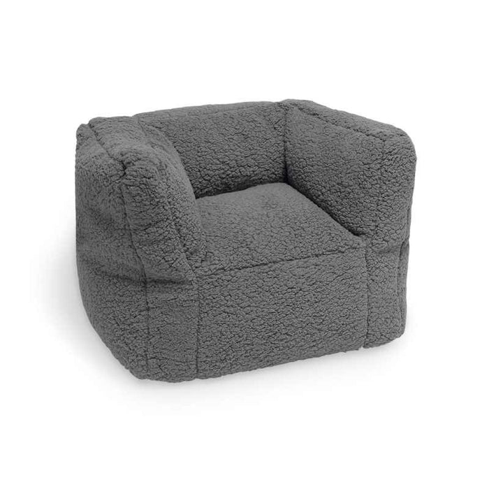 Sofa pouf pour enfants - Teddy Storm Grey par Jollein - Décoration | Jourès