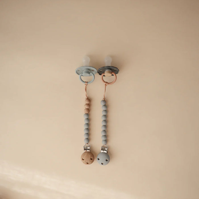 Pacifier Clip | Hera - Stone par Mushie - Baby Shower Gifts | Jourès