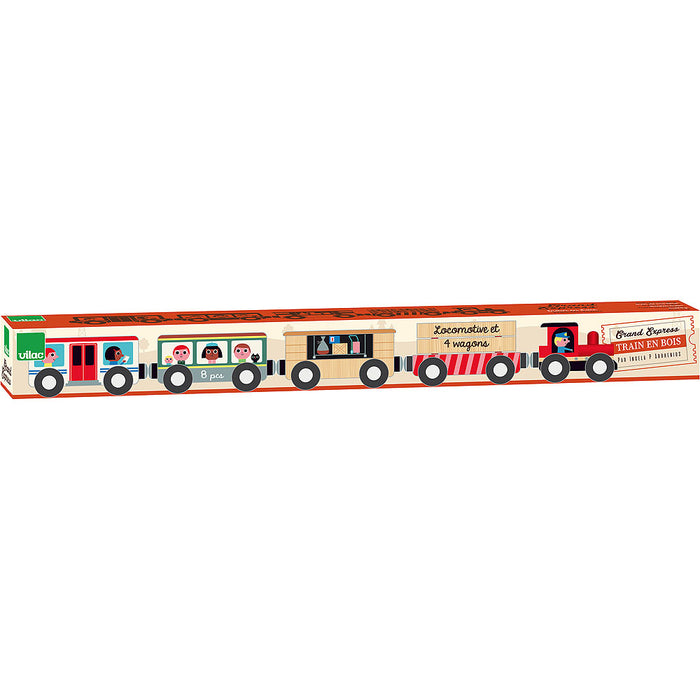 Grand Express Wooden Train par Vilac - Wooden toys | Jourès
