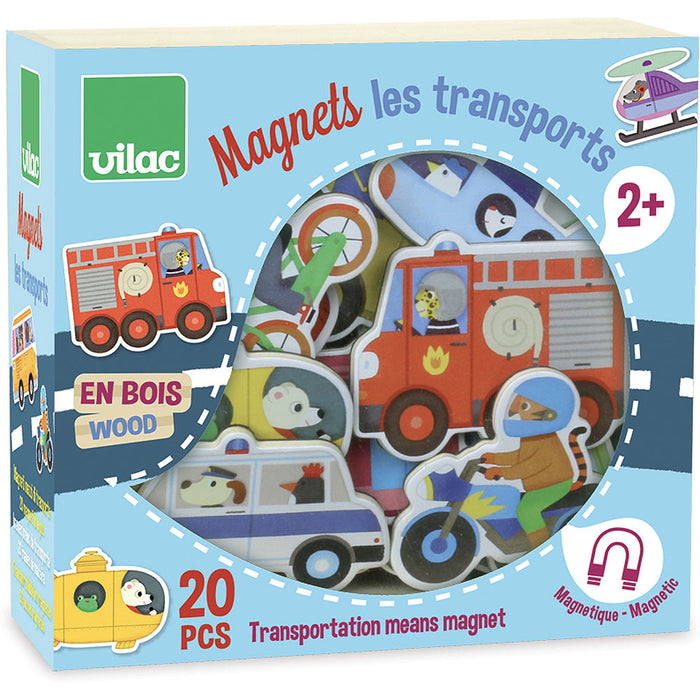 Magnets - Transportation par Vilac - Wooden toys | Jourès