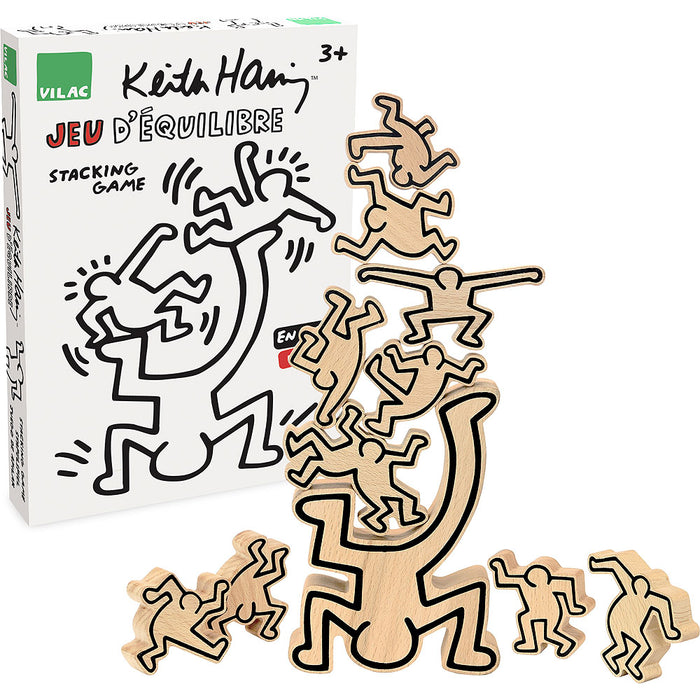 Figures à empiler - Keith Haring par Vilac - Keith Haring | Jourès