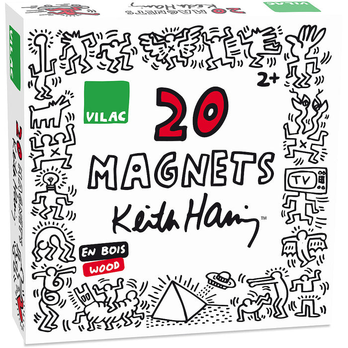Set d'aimants - Keith Haring par Vilac - Amoureux de l'art | Jourès