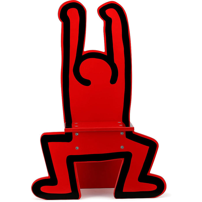 Chaise Keith Haring - Rouge par Vilac - Amoureux de l'art | Jourès