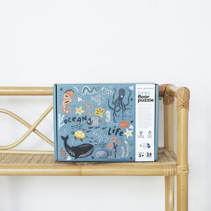 Floor Puzzle - Ocean Life par Wee Gallery - Baby - 6 to 12 months | Jourès