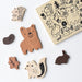 Wooden tray puzzle - Woodland animals par Wee Gallery - Baby - 6 to 12 months | Jourès