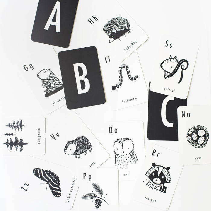 Alphabet Cards - Woodland Animals par Wee Gallery - Baby - 6 to 12 months | Jourès