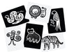 Sensory Art Cards - Jungle par Wee Gallery - Toys, Teething Toys & Books | Jourès