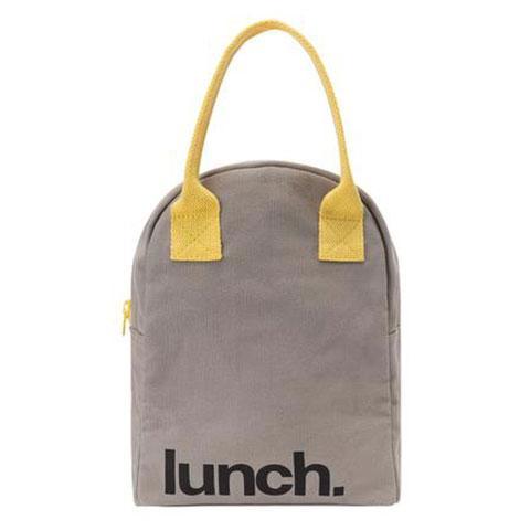 Sac à lunch - Gris /Jaune par Fluf - Collations, boîtes et sacs à lunch  | Jourès