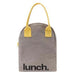 Kids Lunch Bag - Grey / Yellow par Fluf - Back to School | Jourès